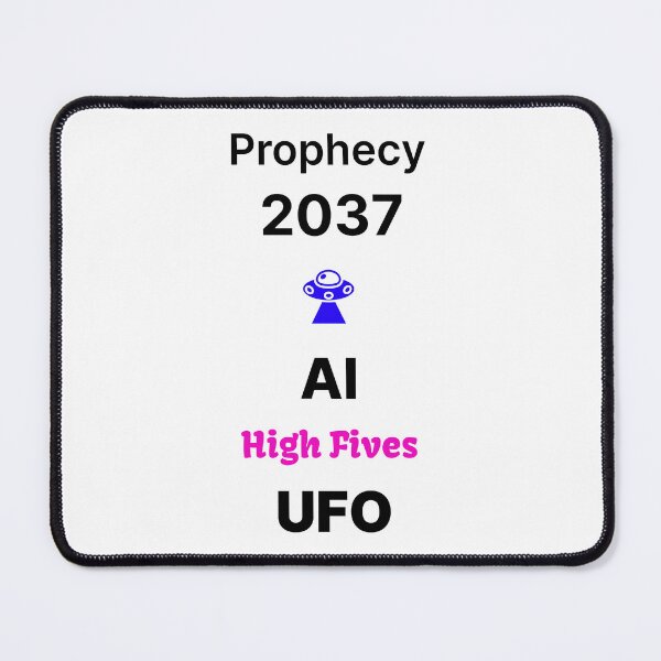 Item preview, AI UFO designed and sold by The WordCatcher Street.