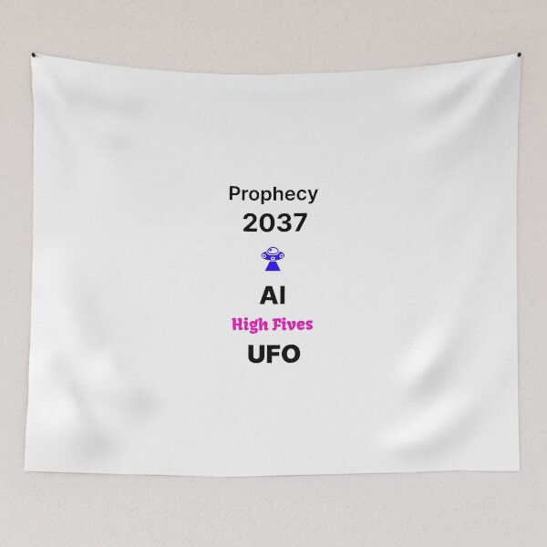 Item preview, AI UFO designed and sold by The WordCatcher Street.