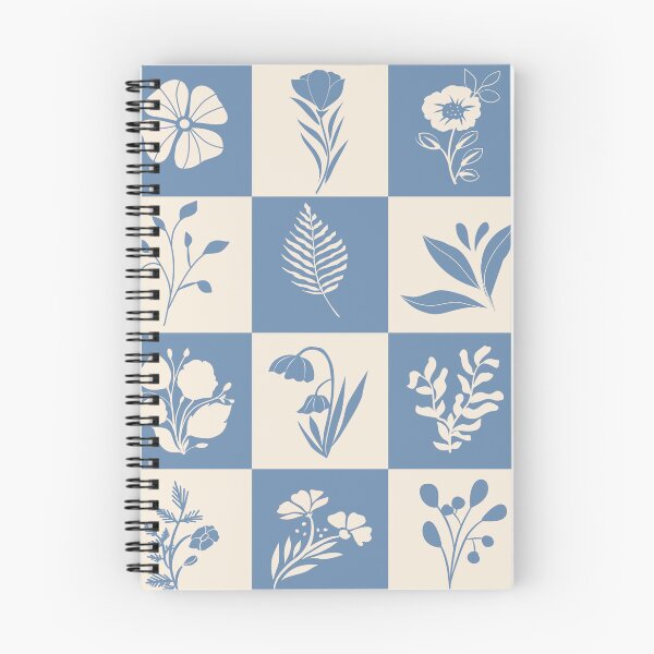 Item preview, Craftsman style patchwork quilt - flower quilt block - soft blue and cream designed and sold by ahahdodo.