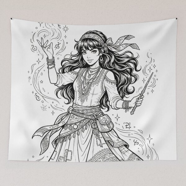 Item preview, female mage designed and sold by PP&RAINBOW SHOP.