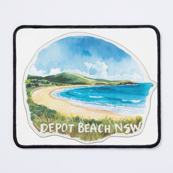 Item preview, Depot Beach, NSW Australia designed and sold by PamLeeDesign.