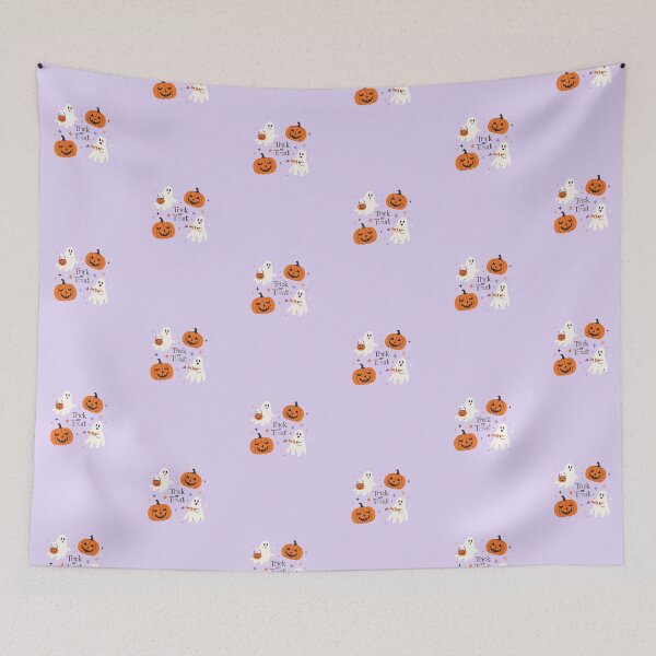 Item preview, Cute Halloween Ghosts & Pumpkins  designed and sold by anandsiva2703.