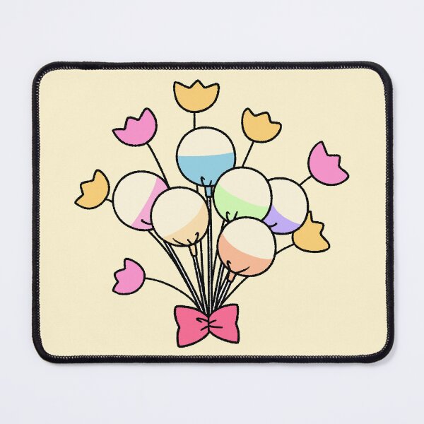 Item preview, Sweet Lollipop and Flower Bouquet with Pink Ribbon Illustration designed and sold by ubborn.