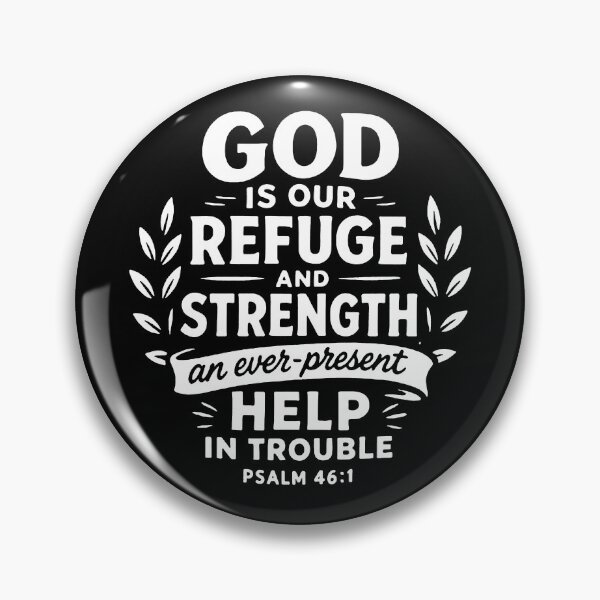 Item preview, Psalm 46:1 God Is Our Refuge And Strength designed and sold by plushism.