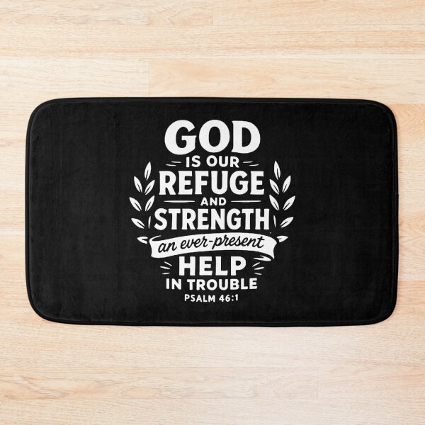 Item preview, Psalm 46:1 God Is Our Refuge And Strength designed and sold by plushism.
