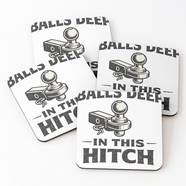 Item preview, Balls Deep in This Hitch – Funny RV Camping Trailer Hitch Shirt designed and sold by KRBN-Studio.