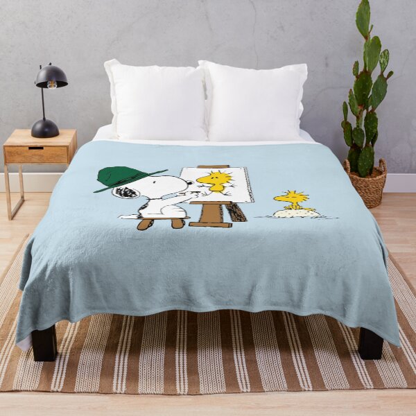 Item preview, snoopy painting woodstock designed and sold by oran9e.