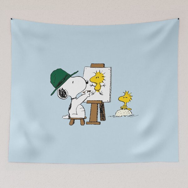 Item preview, snoopy painting woodstock designed and sold by oran9e.