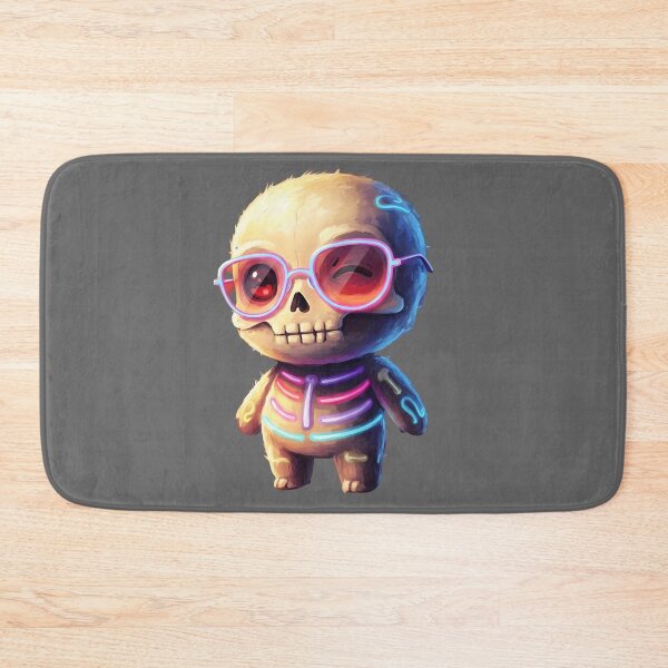 Item preview, Frankenpetz: Neon Skully - Chibi Skeleton Rebel designed and sold by Frankenpetz.
