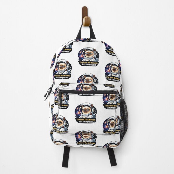 Item preview, Grumpy Siamese Cat Astronaut I’ve Seen The Universe Still Unimpressed designed and sold by Gentlestate.