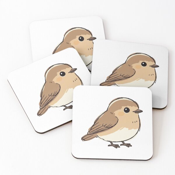 Item preview, Cute Chubby Bird Illustration - Hand-Drawn Little Sparrow Art designed and sold by OuSfian1.