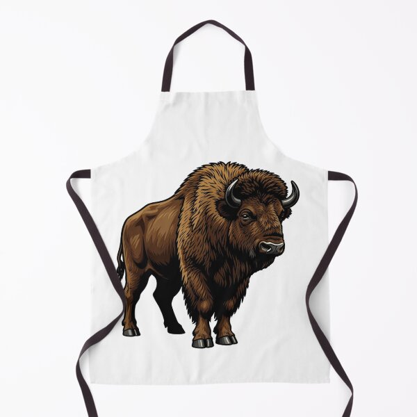 Item preview, Majestic Bison Illustration – Wild Nature Animal Art designed and sold by myforestfog.