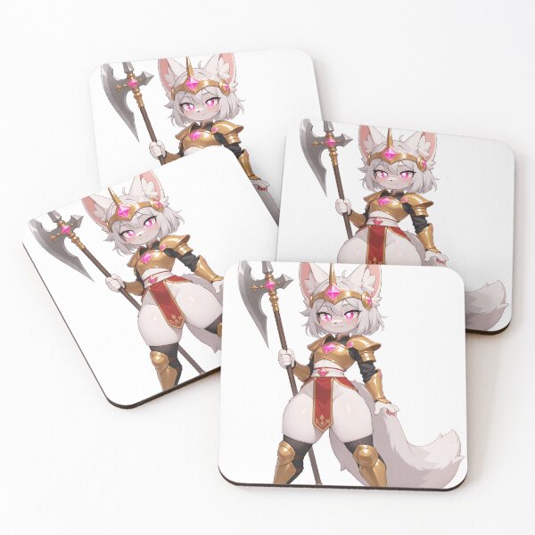 Item preview, Celunia Halberd Warrior  designed and sold by CeluniaMoon's Art - Cute Furry, Anime, and More! .