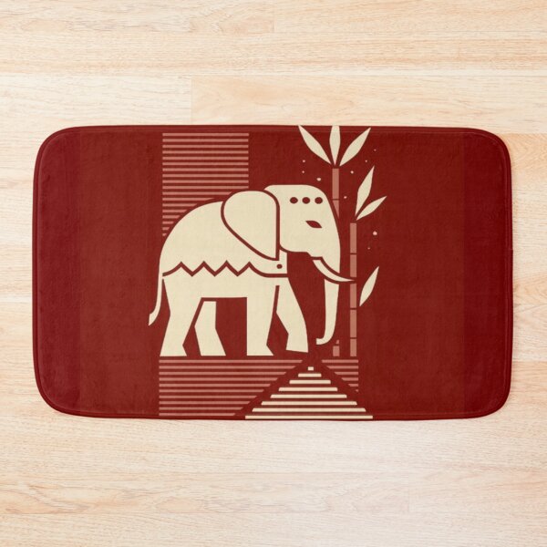 Item preview, Elephant bamboo geometric drawing  designed and sold by NivyasArtistry.