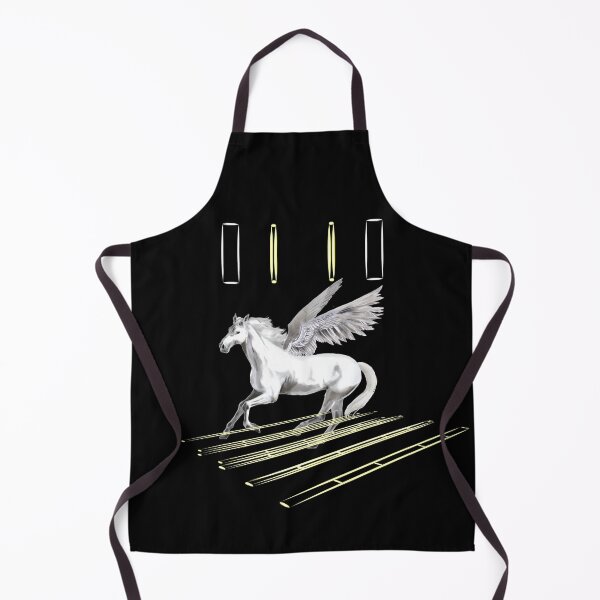 Item preview, Golden Pegasus Winged Horse Mythical Art designed and sold by SahmatArt.