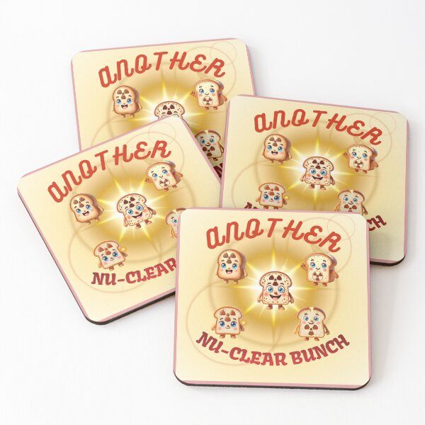 Item preview, The Nu-clear Bunch Cute Wordplay Family Humor Design designed and sold by NatalyArtStudio.