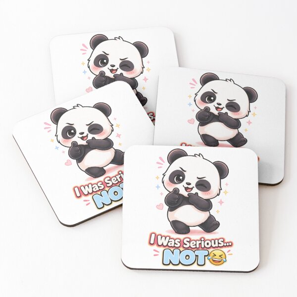 Item preview, I Was Serious NOT Panda – Funny April Fool Cute Kawaii Prank Meme Design designed and sold by snaperos.