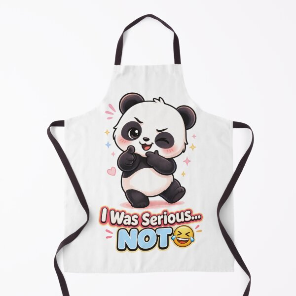 Item preview, I Was Serious NOT Panda – Funny April Fool Cute Kawaii Prank Meme Design designed and sold by snaperos.