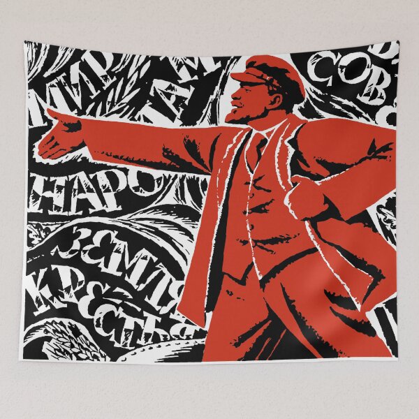Item preview, Power to the Soviets - 1967 50th Anniversary Soviet Propaganda designed and sold by SpaceDogLaika.