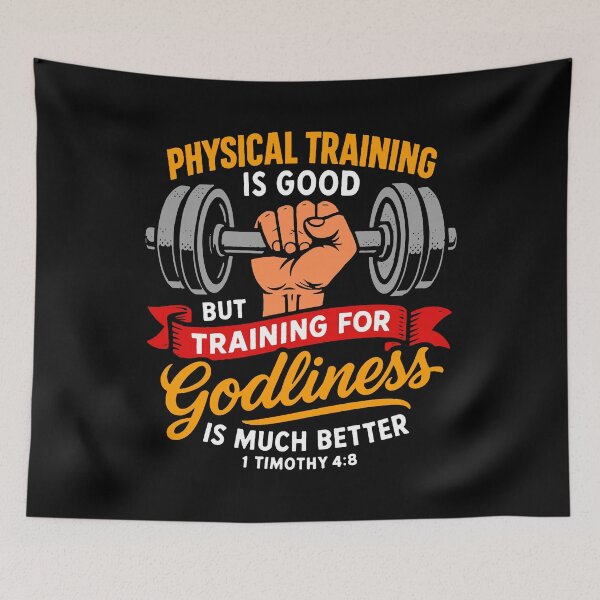 Item preview, 1 Timothy 4:8 Training For Godliness Is Much Better designed and sold by plushism.