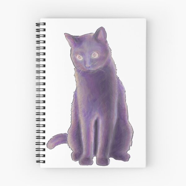 Item preview, Purple sparkle cat  designed and sold by sunscasm.