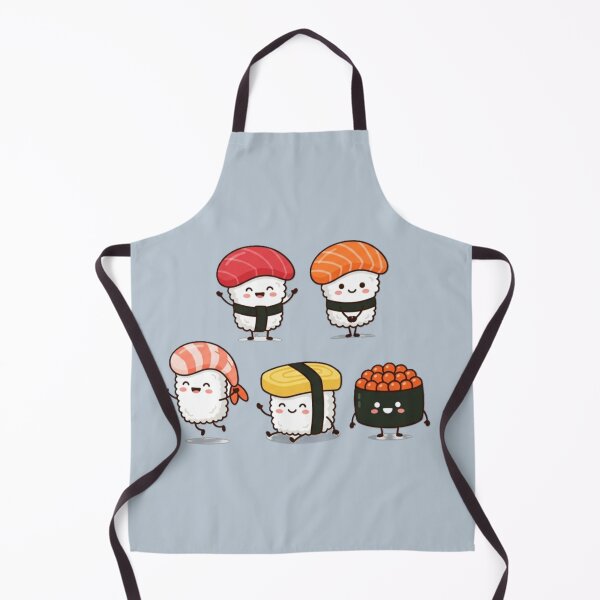 Item preview, Happy Kawaii Sushi Friends Five-Piece Set designed and sold by SakuraMarket26.