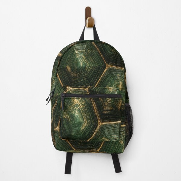 Item preview, Luxury Green and Gold Turtle Shell Pattern, Botanical Geometric Nature Print, Dark Emerald Organic Texture, Premium Abstract Design designed and sold by TheSlowShore.