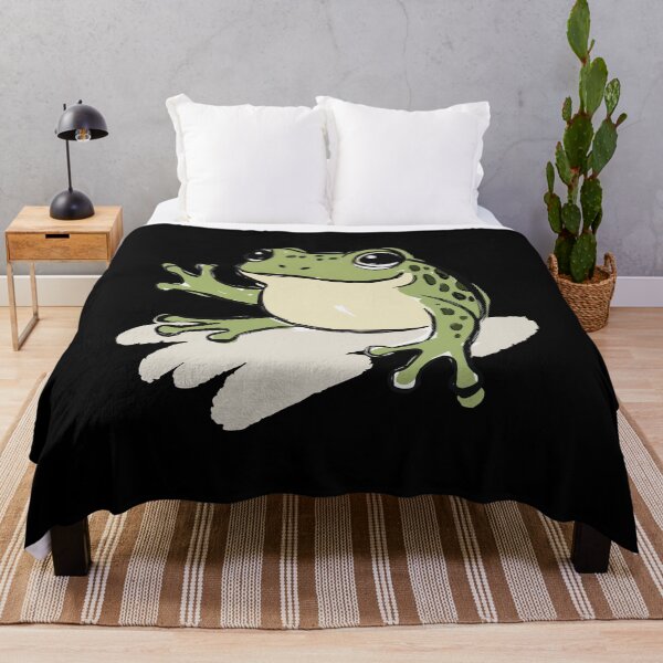 Item preview, Cute Hand-Drawn Frog Illustration - Adorable Green Froggy Cottagecore Art designed and sold by OuSfian1.