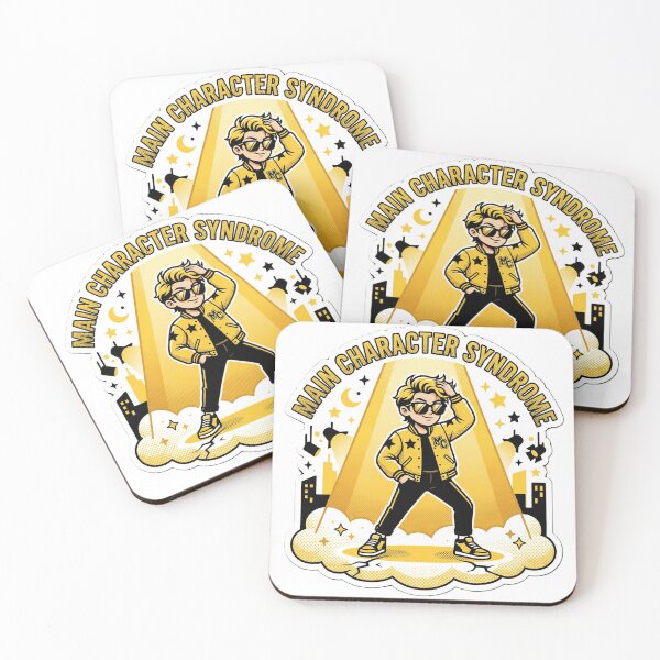 Item preview, Main Character Syndrome Sticker | Funny Sarcastic  Spotlight Cool Guy Nonchalant Humor Sticker designed and sold by ChaosAndChill.