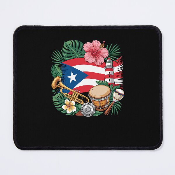 Item preview, Puerto Rico Boricua Coqui Frog Taino Sun Puerto Rican Flag designed and sold by Dressed For  Duty.