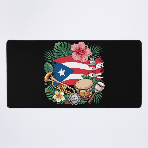 Item preview, Puerto Rico Boricua Coqui Frog Taino Sun Puerto Rican Flag designed and sold by Dressed For  Duty.