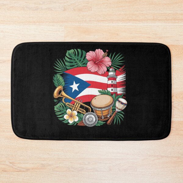 Item preview, Puerto Rico Boricua Coqui Frog Taino Sun Puerto Rican Flag designed and sold by Dressed For  Duty.
