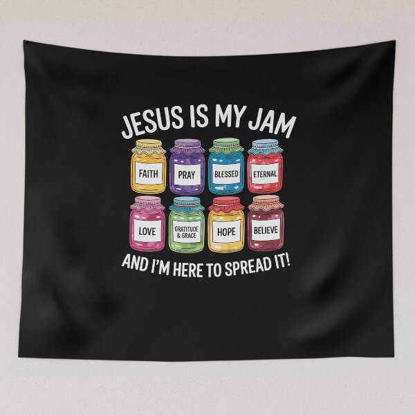 Item preview, Jesus Is My Jam and I'm Here To Spread It Christian designed and sold by Dressed For  Duty.