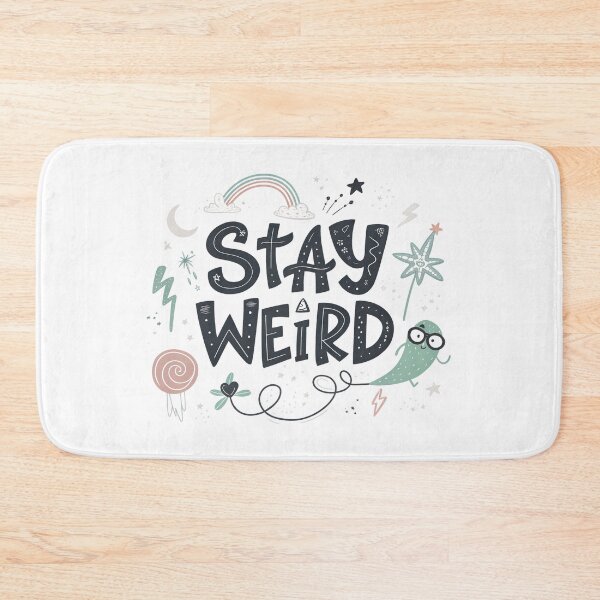 Item preview, Stay Weird Bold Typography T-Shirt | Minimalist Streetwear designed and sold by Studio Atharv.