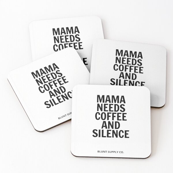 Item preview, Mama Needs Coffee And Silence | Funny Mum Gift | Mothers Day Humor designed and sold by BluntSupplyCo.