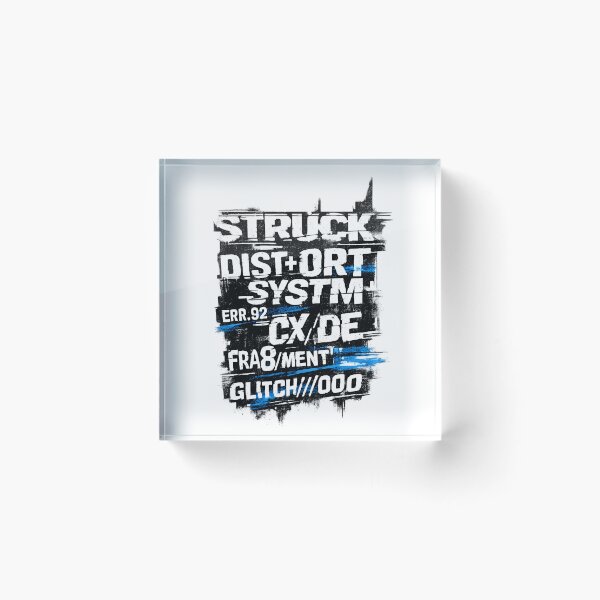 Item preview, Neo-Brutalist System Error Experimental Typography Collage designed and sold by avinigav.