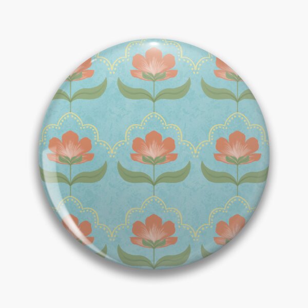 Item preview, Peachy floral designed and sold by Richa Hariani.