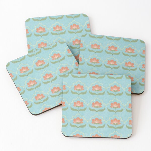 Item preview, Peachy floral designed and sold by Richa Hariani.