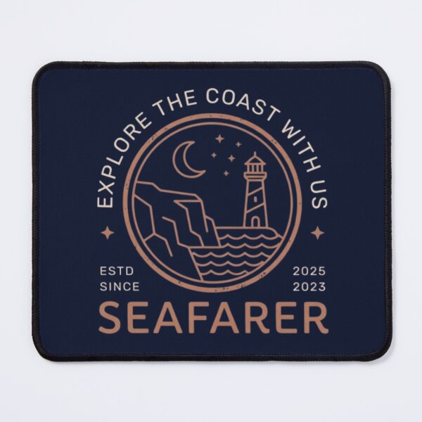 Item preview, Seafarer – Explore the Coast Emblem Design designed and sold by Dogandesighn.