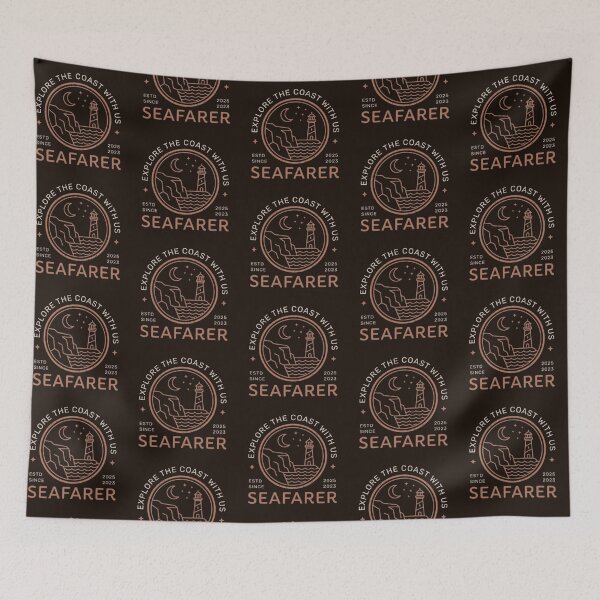 Item preview, Seafarer – Explore the Coast Emblem Design designed and sold by Dogandesighn.