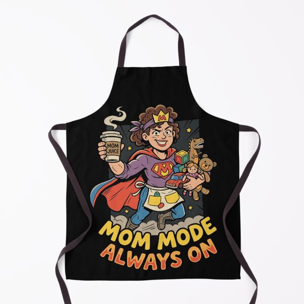 Item preview, Mom Mode Always On - Super Mom Superhero Coffee Lover Funny Design designed and sold by OuSfian1.