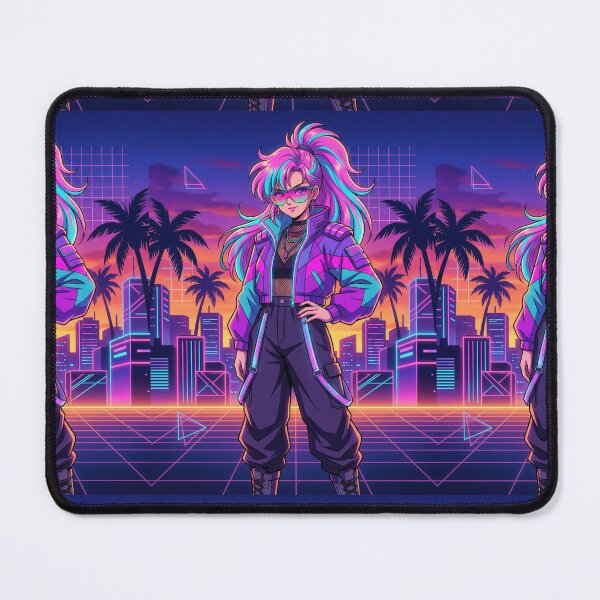 Item preview, 90s Synthwave retro character designed and sold by Priyan96.