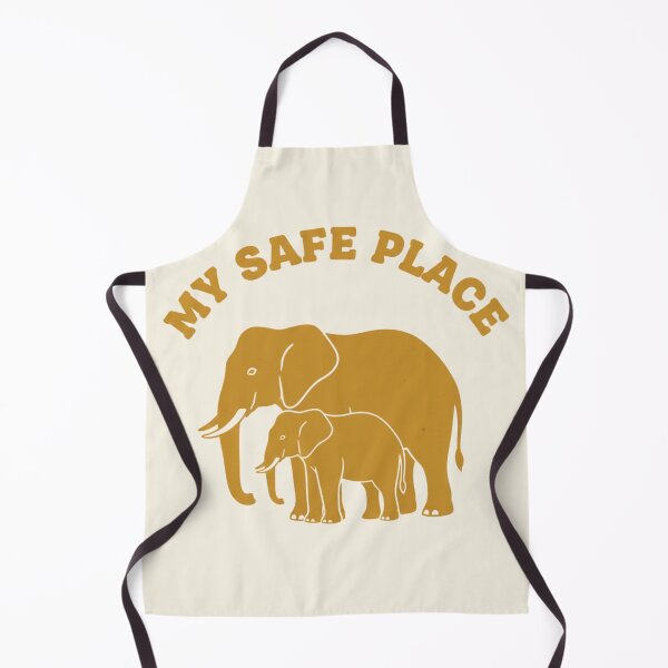 Item preview, My Safe Place Elephant Couple Minimalist Illustration designed and sold by SavannaStrikes.