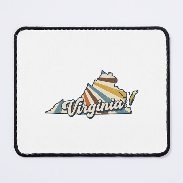 Item preview, Virginia Retro Sunset State Silhouette – Vintage Distressed Design designed and sold by Paper Drip.
