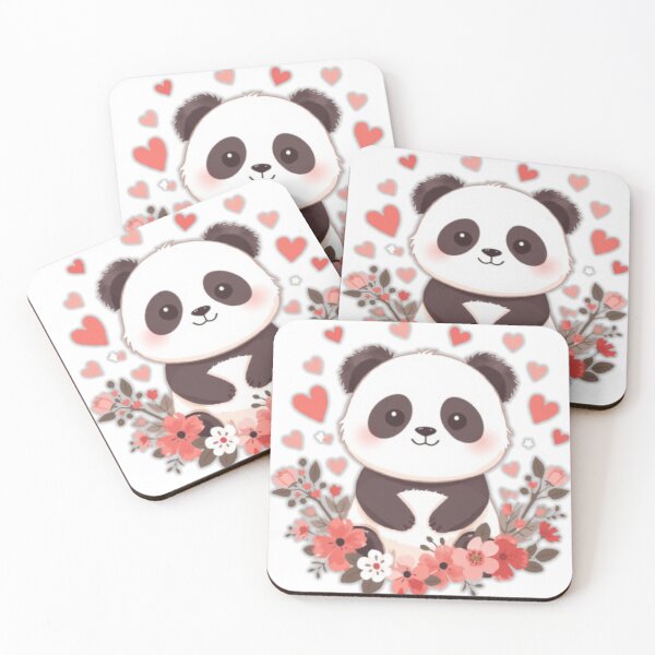 Item preview, Cute Panda Be Gentle With Yourself Sticker designed and sold by StickItLab.