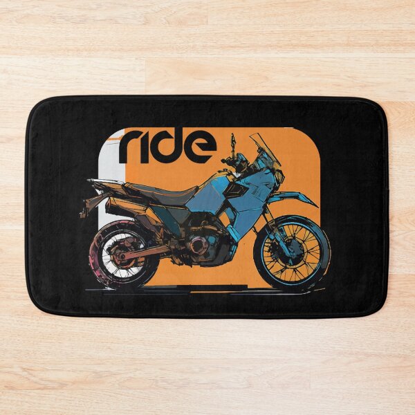Item preview, KLR 650 Retro Ride Motorcycle Tee designed and sold by FroggyBaBoy.