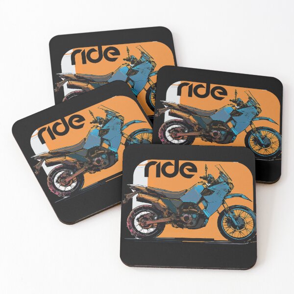 Item preview, KLR 650 Retro Ride Motorcycle Tee designed and sold by FroggyBaBoy.