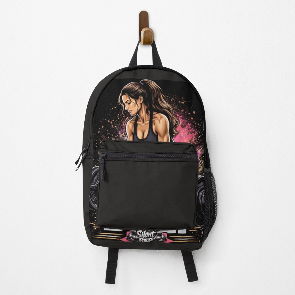Vista previa del artículo con la obra «Mochila», diseñado y vendido por SilentRep.