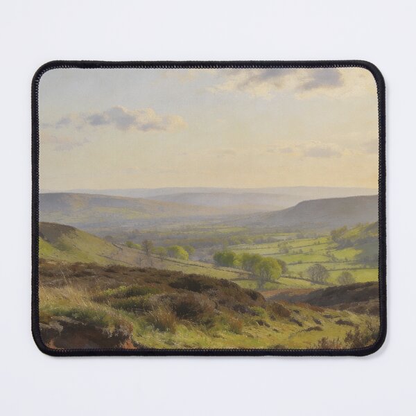 Item preview, Danby Moor Landscape Painting – North York Moors Countryside Art designed and sold by QuietCanvasArtworks.
