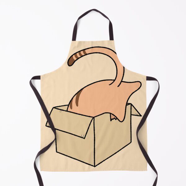 Item preview, Funny Cat Butt in a Cardboard Box Illustration designed and sold by ubborn.